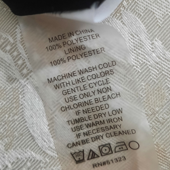 NWT Vince Camuto black/gold slvless dress Sz 2 - Picture 8 of 8